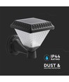 0,8W Solara LED vegglampe med solcelle og fjernkontroll - CCT, IP44, sort, inkl. sensor