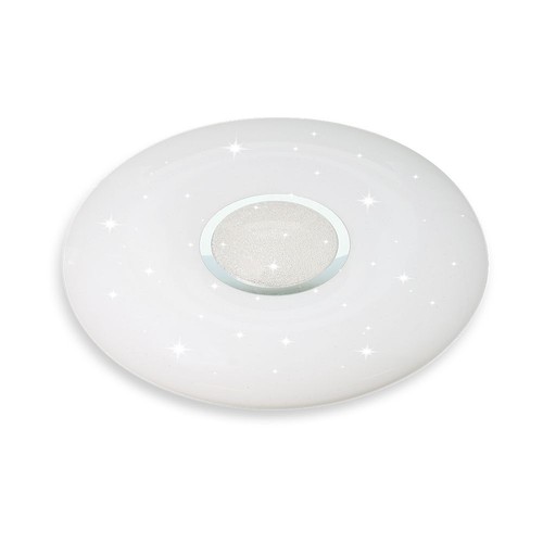 60W Designer taklampe med fjernkontroll - 150lm/W, CCT, dimbar, stjernehimmel, rund cover