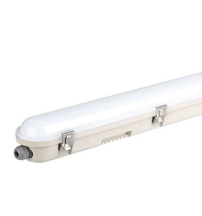 120cm 36W vanntett komplett LED armatur med nødlys - Samsung LED chip, 120lm/W, IP65, 4000K, 3 timers batteridrift