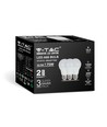 3 stk. E27 10,5W LED pære - A60, matt glass, 4000K, 1055lm, 3-pakning