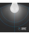 3 stk. E27 10,5W LED pære - A60, matt glass, 4000K, 1055lm, 3-pakning
