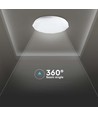 40W Designer Dome taklampe med fjernkontroll - CCT fargeskift, dimbar, stjernehimmeleffekt, Ø39cm