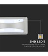 12W LED Bulkhead Softlight - IP65, 1160lm, grå, utendørs vegglampe