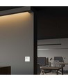 4 Sone RGB+W WiFi veggpanel fjernkontroll, 3V - 86x86mm, hvit, 4 soner, dimbar, RF 2.4GHz
