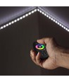 Touch fjernkontroll til RGB+W - Sort, 4 soner, 2.4GHz, batteridrevet