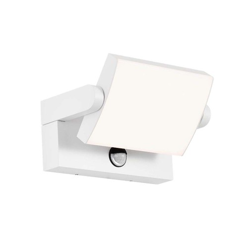 17W LED vegglampe med sensor - IP65, 2580lm, hvit, 4000K, PIR sensor