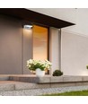 17W LED vegglampe med sensor - IP65, 2580lm, hvit, 3000K, PIR sensor