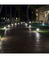 10W LED hagelampe / vegglampe, 25cm - IP65, hvit kropp, 1000lm, 6400K, utendørs