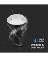 1W LED nedgravningsspot, 12V - IP67, 3000K, varm hvit, Ø6cm, Hull: Ø4,3 cm