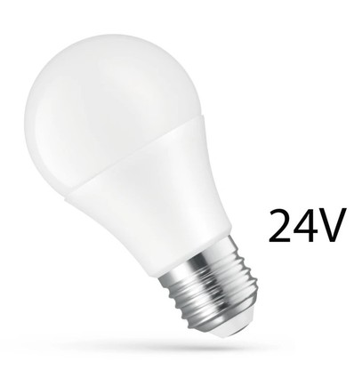 24V E27 LED-pærer 8.5W - 24V AC/DC, Spektrum