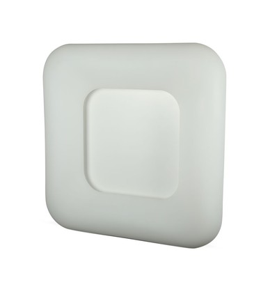 40W Firkantet LED designer pendel - 4000lm, 3-i-1 CCT, dimbar, hvit, 46x46cm