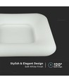 40W Firkantet LED designer pendel - 4000lm, 3-i-1 CCT, dimbar, hvit, 46x46cm
