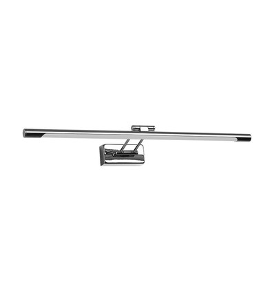 64cm bilde/speillampe 12W LED - Krom, 3000K, vippbar, inkl. lyskilde