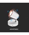 6W LED vegglampe - 4000K, hvit