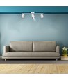 18W hvit LED vegglampe - 3000K, 3 hoder