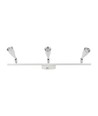 13,5W LED vegglampe - 1260lm, 4000K, hvit, 3-hoder design, inkl. lyskilde