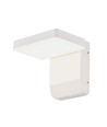 17W kvadratisk LED vegglampe - IP65, hvit, 150lm/W, aluminium, inkl. lyskilde