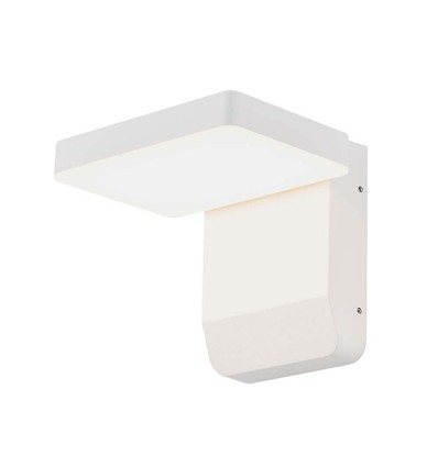 17W LED vegglampe - 4000K, hvit