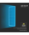 40W LED solcelle gatelampe - 4300lm, IP65, 6400K, aluminium, inkl. solpanel og batteri
