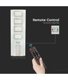 40W LED solcelle gatelampe - 4300lm, IP65, 6400K, aluminium, inkl. solpanel og batteri