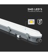 18W LED Vanntett Lampe - 60cm, Samsung Chip, Melkeaktig Deksel, 6500K