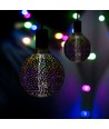 3D LED Pære 4W E27 - Stjerne effekt, 3000K, G125