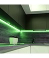 5m 3,2W/m sprutsikker LED strip - Grønt lys, IP65