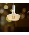 E27 8W LED filament pære - Amber glass, 620lm, 1800K, 300° lysspredning