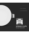 3W LED Panellys - med EMC driver, 6400K, rundt