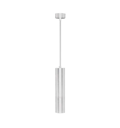 GU10 pendel spotlight, hvit - Ø6x30cm, aluminium, uten lyskilde, IP20 innendørs