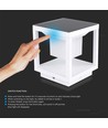 2W Solara LED bedlampe med sensor - IP65, 3000K, hvit, solcelle, 3 års garanti