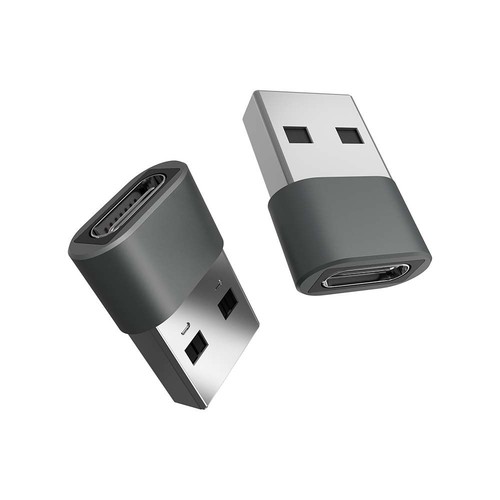 USB-C til USB adapter - Audio connector, hvit