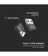 USB-C til USB adapter - Audio connector, hvit