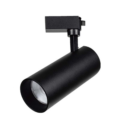 35W Samsung LED skinnespot - Sort, 4000K, COB, 3000lm, IP20