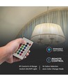 E14 4,8W Smart LED kronepære - RGB+4000K, inkl. fjernkontroll, dimbar, 470lm