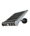 8W Solara LED vegglampe med sensor - Solcelle, 950lm, IP65, PIR sensor, sort finish