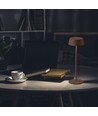 Oppladbar LED bordlampe inne/ute - Cortenfarget, touch-dimbar, IP54