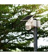 HD Smart 4G Solcelle PTZ kamera med PIR sensor - Full HD, 360° pan-tilt, hvit, inkl. solcellepanel