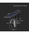 Utendørs WiFi PTZ solcelledrevet kamera - 360° Trygghet, Full HD & Fargenattesyn, IP65, Svart