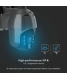Utendørs WiFi PTZ solcelledrevet kamera - 360°, Full HD, IP65, sort