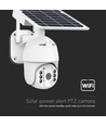 WiFi HD Smart Solar PTZ kamera med solcelle - 2MP, IP65, PIR sensor, 360° rotasjon, Smart Life app