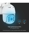 WiFi HD Smart Solar PTZ kamera med solcelle - 2MP, IP65, PIR sensor, 360° rotasjon, Smart Life app