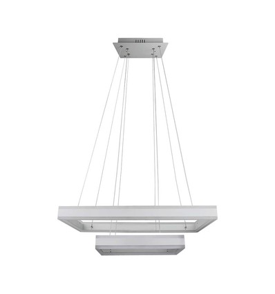 113W LED lysekrone, dimbar - 6300lm, 3000K, Ø60cm, varm hvit, Triac fasedimming