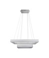 113W LED lysekrone, dimbar - 6300lm, 3000K, Ø60cm, varm hvit, Triac fasedimming