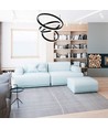 86W Soft Light Chandelier LED pendel - Sort, 3000K, dimbar, 360 grader lys, 3 års garanti