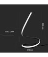 20W LED designer bordlampe - Sort, 3000K, 1840lm, IP20 innendørs