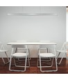 120cm 40W LED lysskinne med Samsung chip - Silver, 6400K, 120°, inkl. wireoppheng