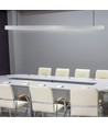 120cm 40W LED lysskinne med Samsung chip - Silver, 6400K, 120°, inkl. wireoppheng