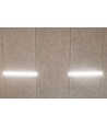 60 cm Trebetong/gips LED lysskinne - 19W, Akustilight, innfelt, 24V