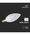 E14 2,9W LED kronepære - 250lm, 3000K, erstatter 25W, SMD LED